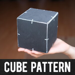 Make Ed Cubes Pattern Cube Pattern - Digital Download | PDF - Etsy