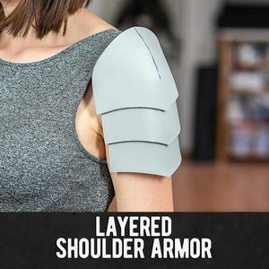 Layered Shoulder Armor Pattern - Digital Download | PDF
