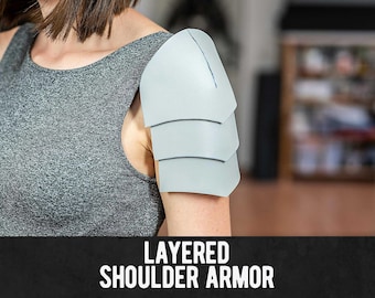 Layered Shoulder Armor Pattern - Digital Download | PDF