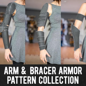 Armpantser EVA-schuim cosplaypatrooncollectie - 14 verschillende ontwerpen - digitale pdf-download