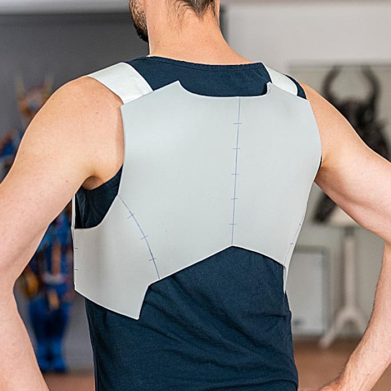 Male Ranger Armor Breastplate Pattern DOWNLOADPDF Etsy