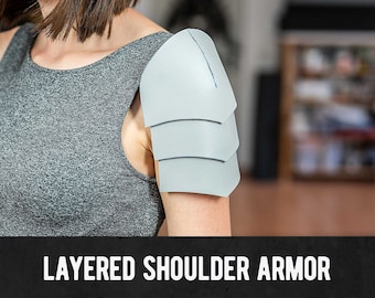 Layered Shoulder Armor Pattern - Digital Download | PDF