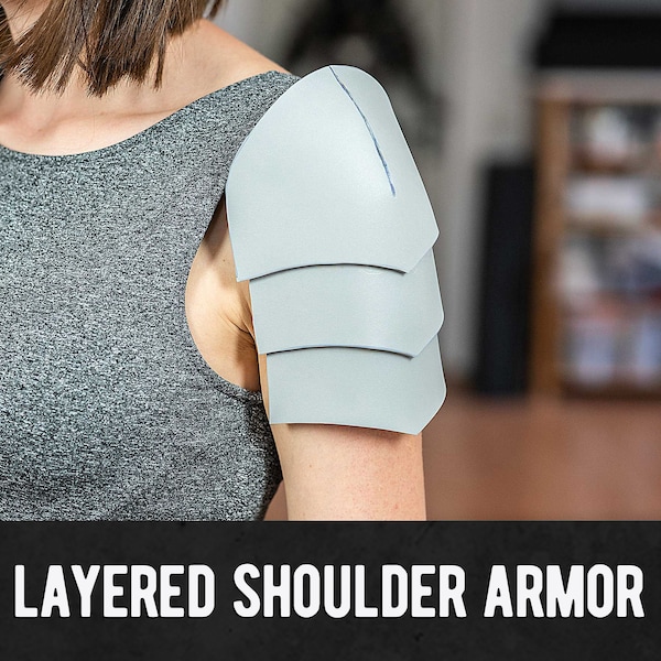 Layered Shoulder Armor Pattern - Digital Download | PDF