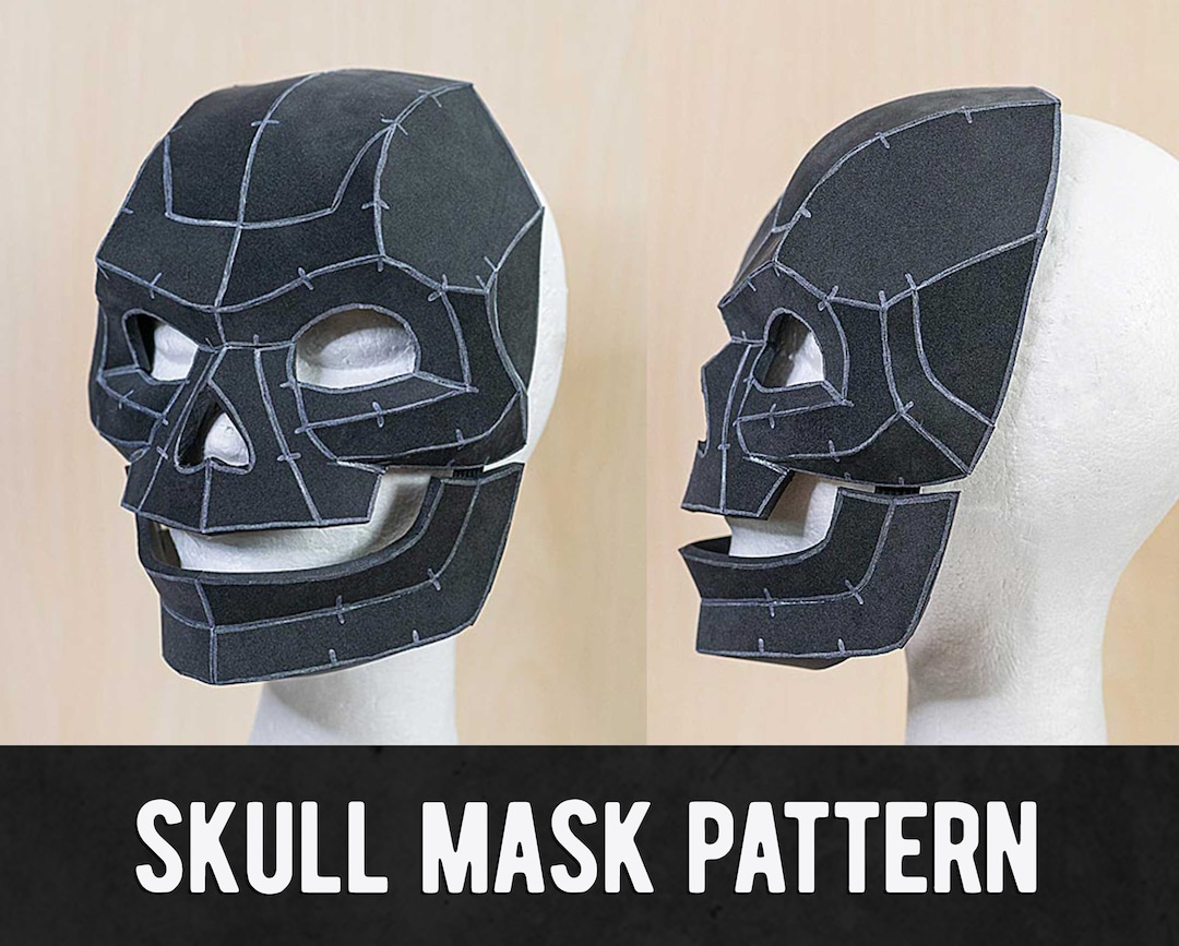 Skull Mask Pattern - Digital Download | PDF - Etsy