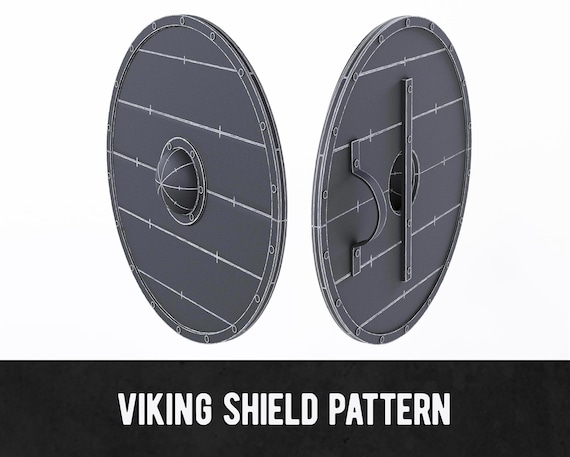 Viking Shield Foam Pattern - Digital Download | PDF
