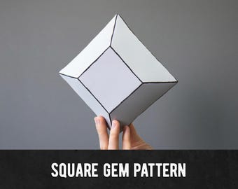 Square Gem Pattern - Digital Download | PDF