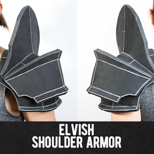 Elbische Schulter Rüstung Muster - Digital Download | PDF-Datei