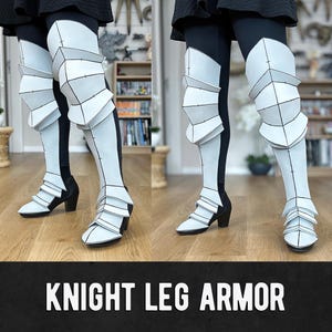Patrón de armadura de pierna de caballero - Descarga digital / PDF
