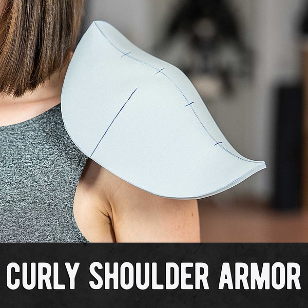 Curly Shoulder Armor Pattern - Digital Download | PDF