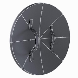 Round Shield Foam Pattern - Digital Download | PDF image 5