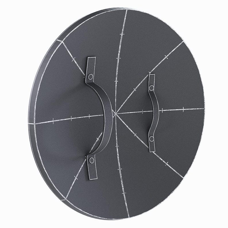 Round Shield Foam Pattern - Digital Download | PDF image 5