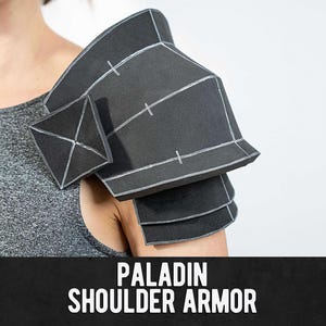 Patrón de armadura de hombro de paladín - Descarga digital / PDF
