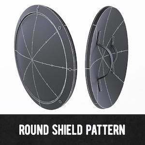 Rundschild Foam Muster - Digital Download | PDF-Datei