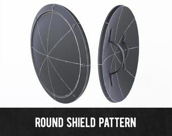 Round Shield Foam Pattern - Digital Download | PDF