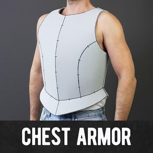 Chest Armor Medieval Knight Breastplate Digital Pattern - Download I PDF