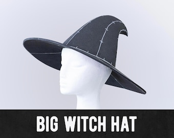 Big Witch Hat Pattern - Digital Download | PDF