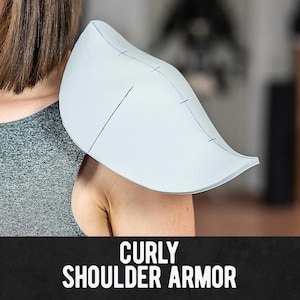 Curly Shoulder Armor Pattern - Digital Download | PDF