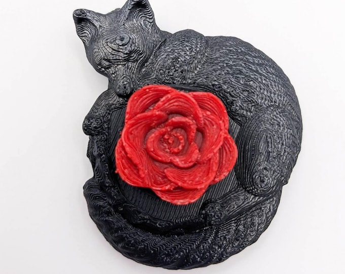 Featured listing image: Fox fidget spinner keychain, customizable