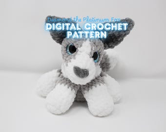 Diamond the Platinum Fox Crochet Pattern