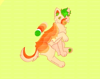 Sunset Canine Fursona Adopt