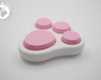 Fidget bunny paw clicker - Multiple keyboard switches, customizable