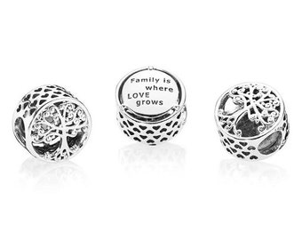 New Pandora Openwork Family Roots Charm Ideal Gifts for Cherished Family Bonds Popular and Customized Handcrafted Sterling Silver Pendants