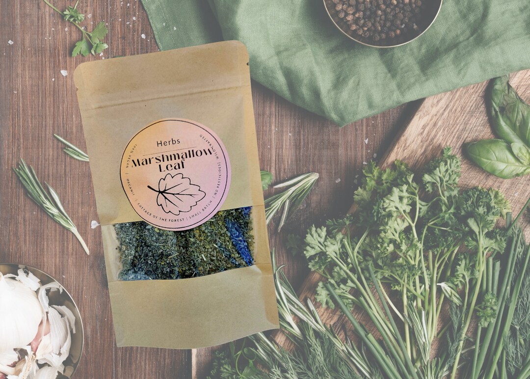 MARSHMALLOW LEAF Dried Marshmallow Leaf Herbalism Botanicals Herbal
