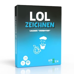 LOL ZEICHNEN - Lachen "verboten" | Kartenspiel Kinder & Erwachsene | Kreativität | Problemlösung | Familienspiel | Lachgarantie | Kunst Spaß