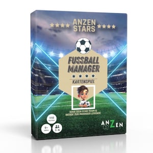 Fussball Manager - Kartenspiel für Kinder | 9+ Jahre | 110 Karten | Geschenk für Jungen | Gesellschaftsspiel für Fußballfans | Familienspiel