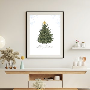 Christmas Digital Print, Christmas Posters, Christmas Tree Print, Christmas Printables, Christmas Digital Wall Art, Download PDF