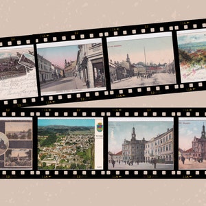 189 pièces de cartes postales anciennes numérisées paquet de ville Amstetten Mostviertel numérique sur clé USB cartes postales vintage