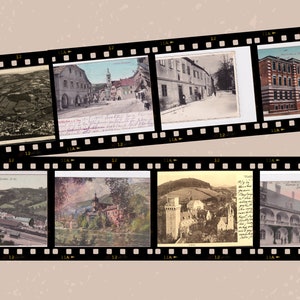 252 pieces of old postcards scan bundle of the city of Waidhofen an d. Ybbs digital on USB stick postcards vintage collecting postcards