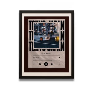 JDM Car Poster: Late Nights - Japanese Automotive Art (Digital Download)