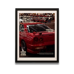 JDM Car Poster: Beyond Street Level - Japanese Automotive Art (Digital Download)