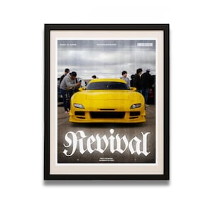 JDM Car Poster: Revival - Japanese Automotive Art (Digital Download)