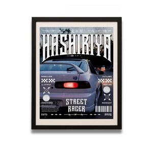 JDM Car Poster: Hashiriya - Japanese Automotive Art (Digital Download)