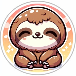 Sloth | Waterproof, UV Resistant Vinyl Decal