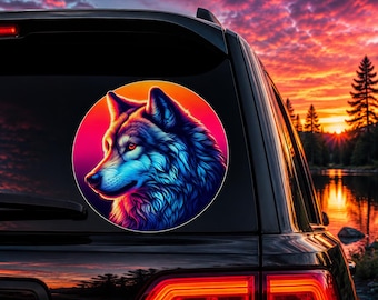Wolf Sticker | Waterproof, UV Resistant Vinyl Decal