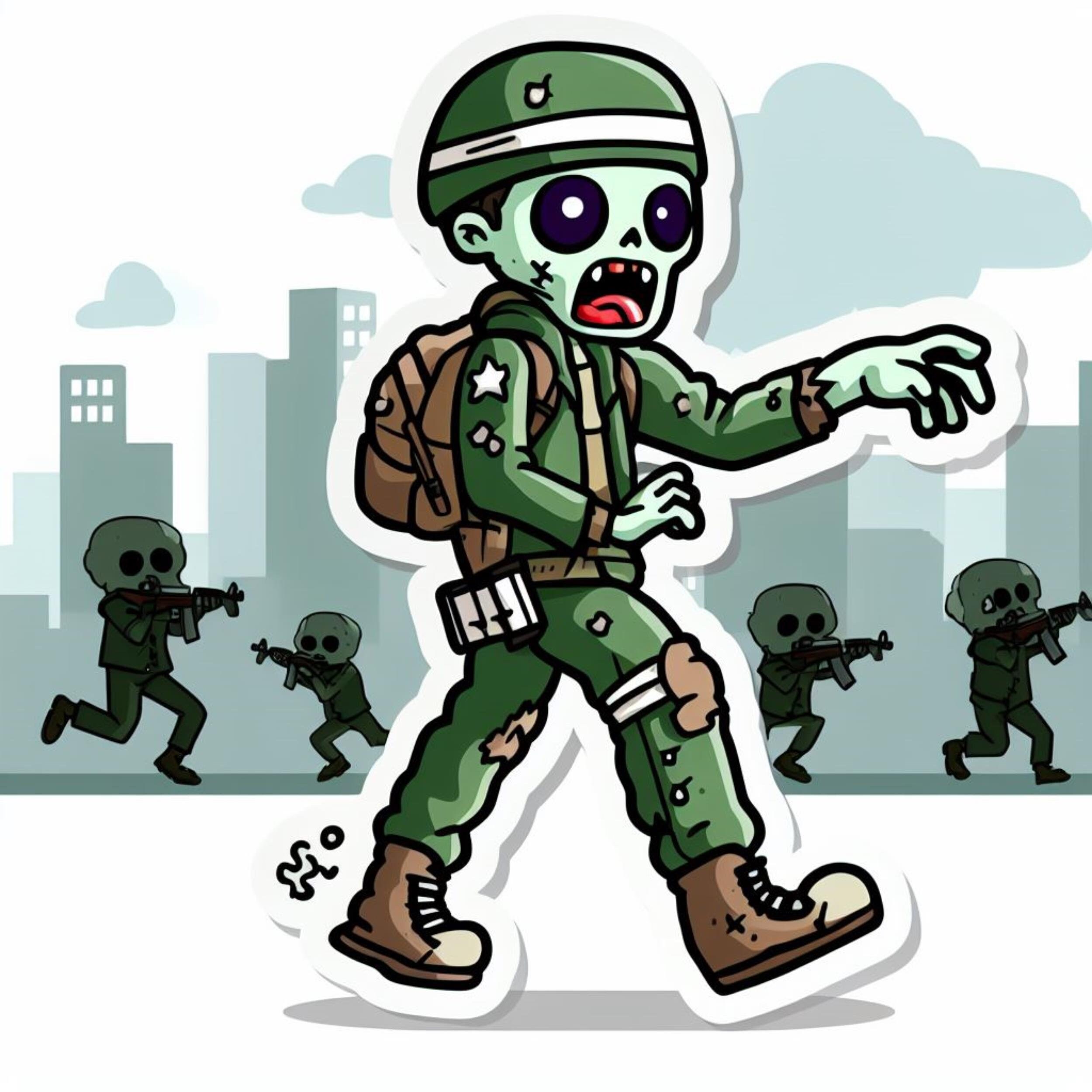 Adesivo Per Auto Zombies Terrier Inside / Decalcomanie In Vinile Impermeabili