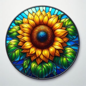 Zonnebloem | UV-bestendige, waterdichte vinylsticker