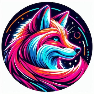 Fox Sticker | Waterproof, UV Resistant Vinyl Decal