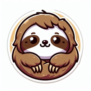 Sloth | Waterproof, UV Resistant Vinyl Decal