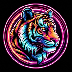 Tiger Sticker | Waterproof, UV Resistant Vinyl Decal