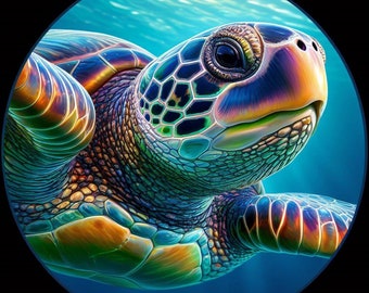 Sea Turtle Sticker | Waterproof, UV Resistant Vinyl Decal