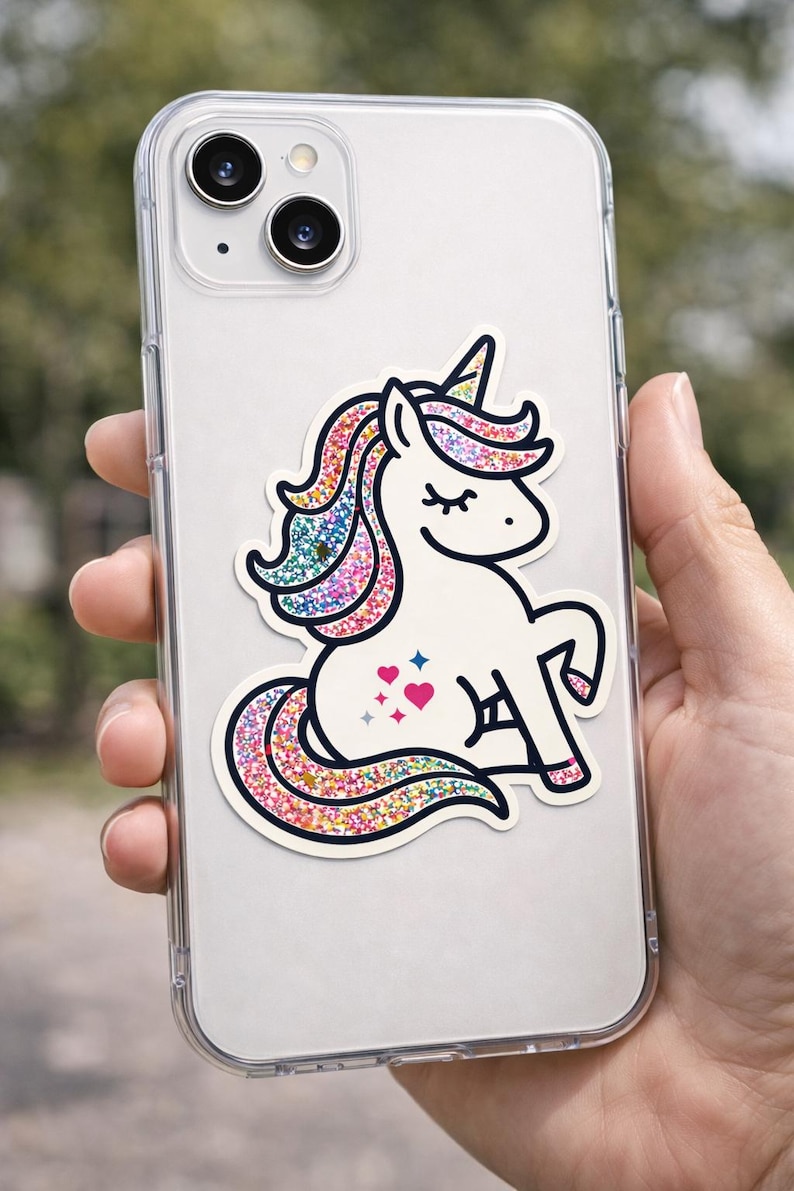 Unicorn Sticker / UV Resistant, Waterproof Sticker Decal image 4