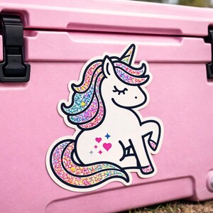 Unicorn Sticker / UV Resistant, Waterproof Sticker Decal image 7