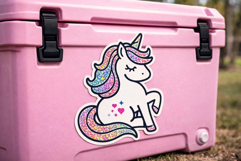 Unicorn Sticker / UV Resistant, Waterproof Sticker Decal image 7