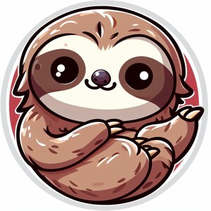 Sloth | Waterproof, UV Resistant Vinyl Decal