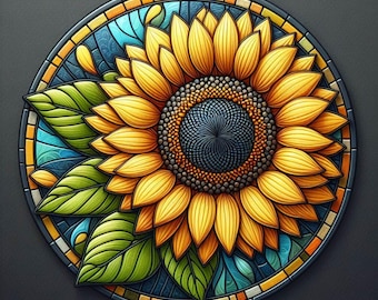 Sunflower | UV Resistant, Waterproof Vinyl Decal