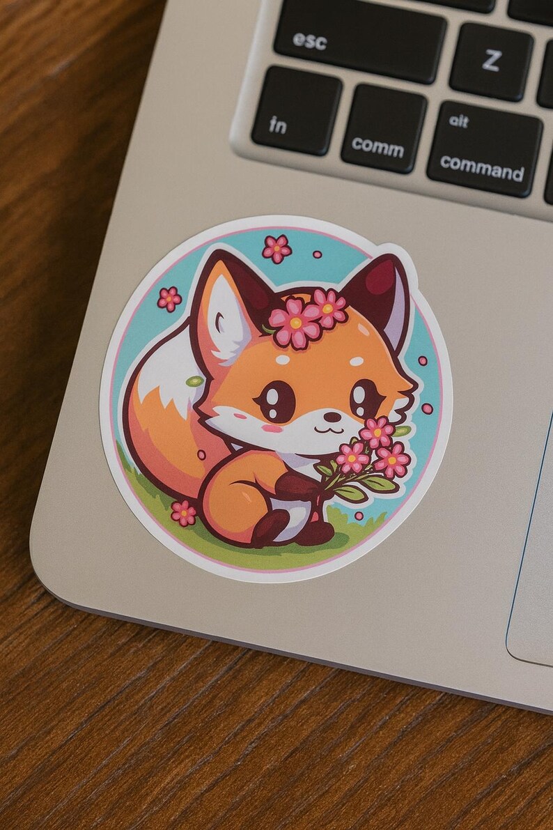 Fox Sticker | UV Resistant, Waterproof Vinyl Decal - Etsy
